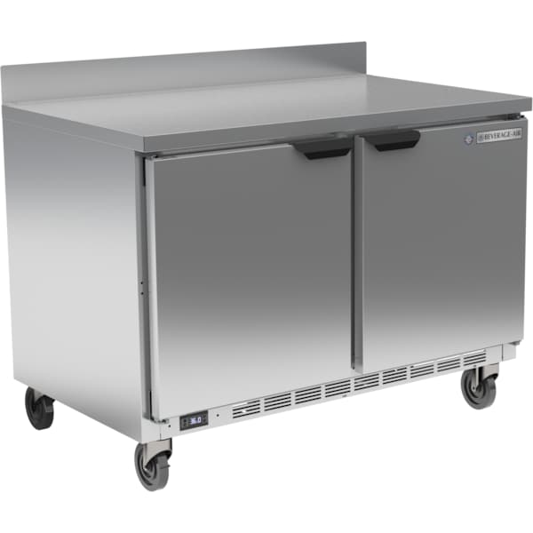 Refrigerator, Work Top Style, Two Door, 48" W, 11.82 cu. Ft., 115 V